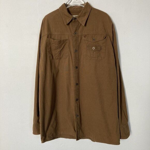 Lee Valley Ireland Mens XL Cotton Canvas Overshirt Chore Shirt Jacket Workwear‎ - Picture 1 of 13